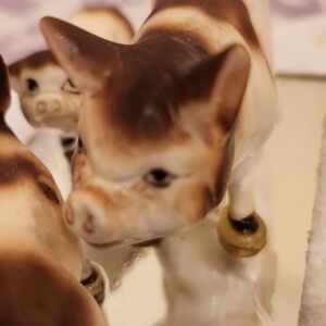 Miniature Vintage Fine China Pig Family